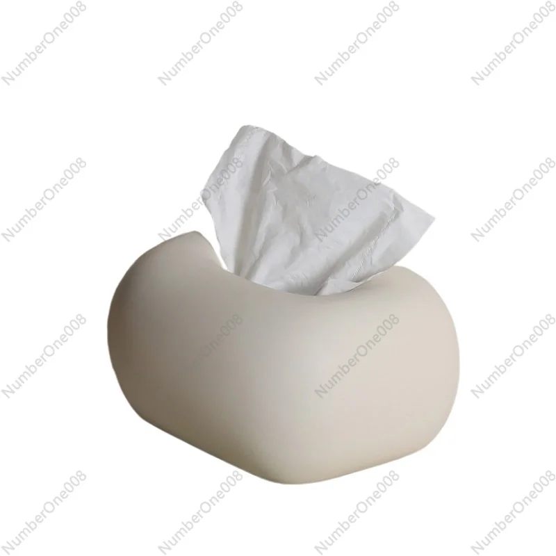 

Керамическая кремовая коробка для салфеток с ветром, орнамент для гостиной, журнальный столик, обеденный стол, орнамент, насосная коробка