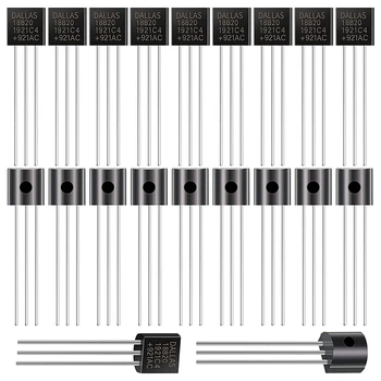 20 pezzi DS18B20 sensore di temperatura tecnologia di interfaccia a 1 filo con 3 Pin TO-92 compatibile per Arduino Raspberry Pi