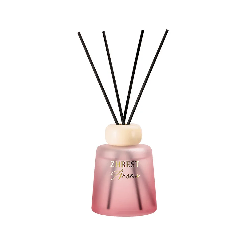 200ml Empty Reed Diffuser Bottle Fireless Aromatherapy Ornament Household Bedroom Toilet Odor Remover Decor Glass Container For