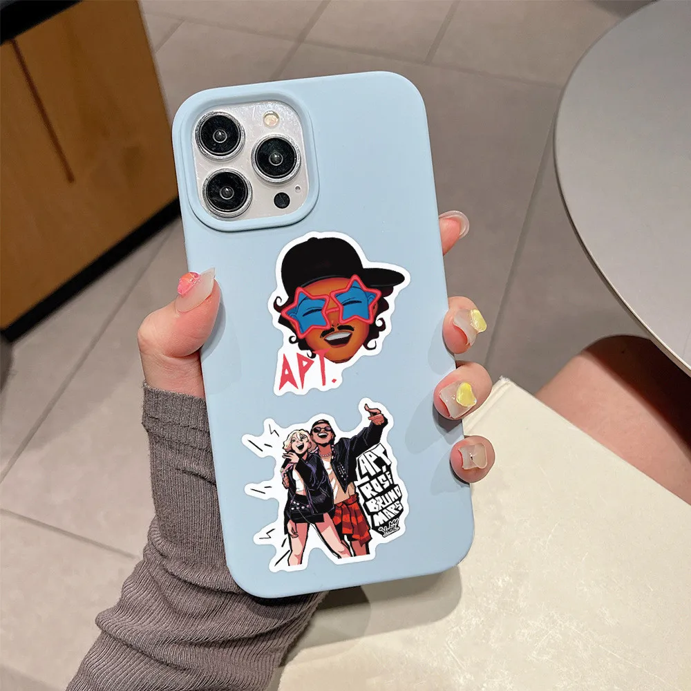 55 قطعة من ملصقات جرافيتي APT Song Rosé - ديكور DIY للدراجات البخارية وأجهزة الكمبيوتر المحمولة