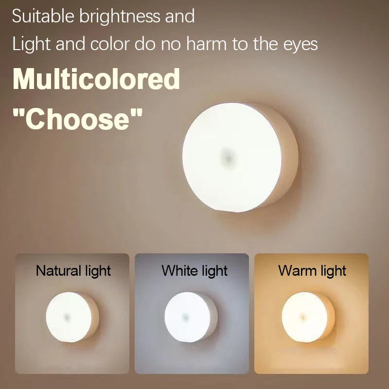 مصغرة LED اللمس الاستشعار أضواء ليلية USB قابلة للشحن المطبخ غرفة نوم قاعدة مغناطيسية الجدار ضوء جولة المحمولة يعتم مصباح الليل