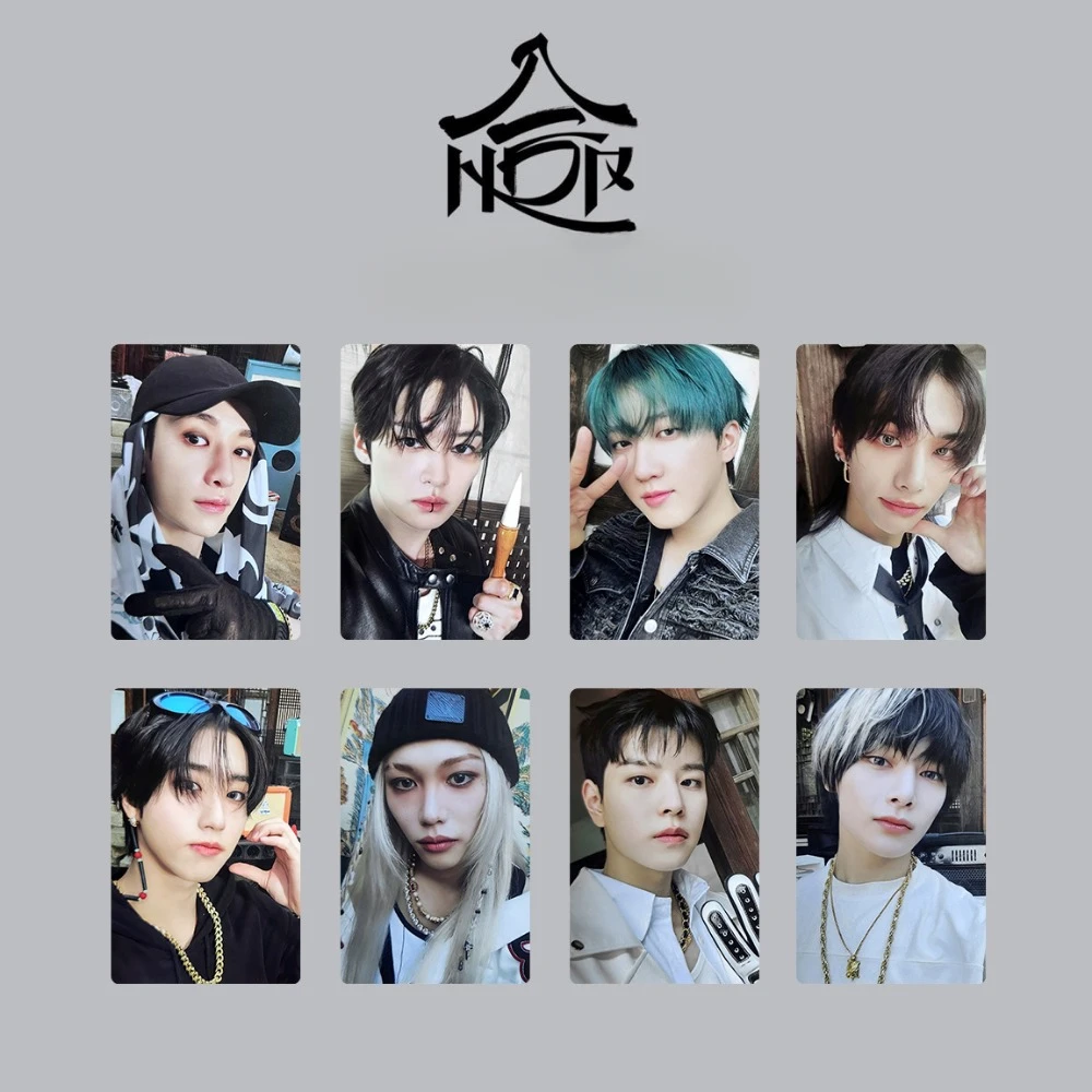 Kpop Idols Group New Album HIPTAPE (HOP) LOMO Card Felix Hyunjin Lee Know I.N Bangchan Seungmin Han Changbin Photo Card Fan Gift
