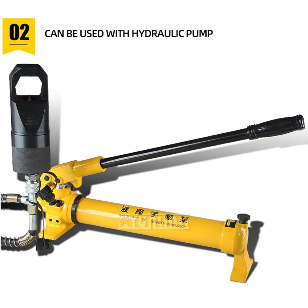 15t Split Type Hydraulic Nut Cutter Hhq-2432 Hydraulic Nut Splitter M16-M22 Rusted Nut Breaker Rusty Screw Nut Cutter 2025 new