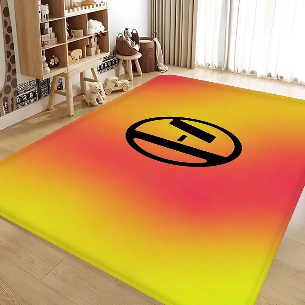 Popular T-Twenty One Pilot Band Kitchen Mat Cheaper Anti-slip Modern Living Room Balcony Printed Modern Home Decor