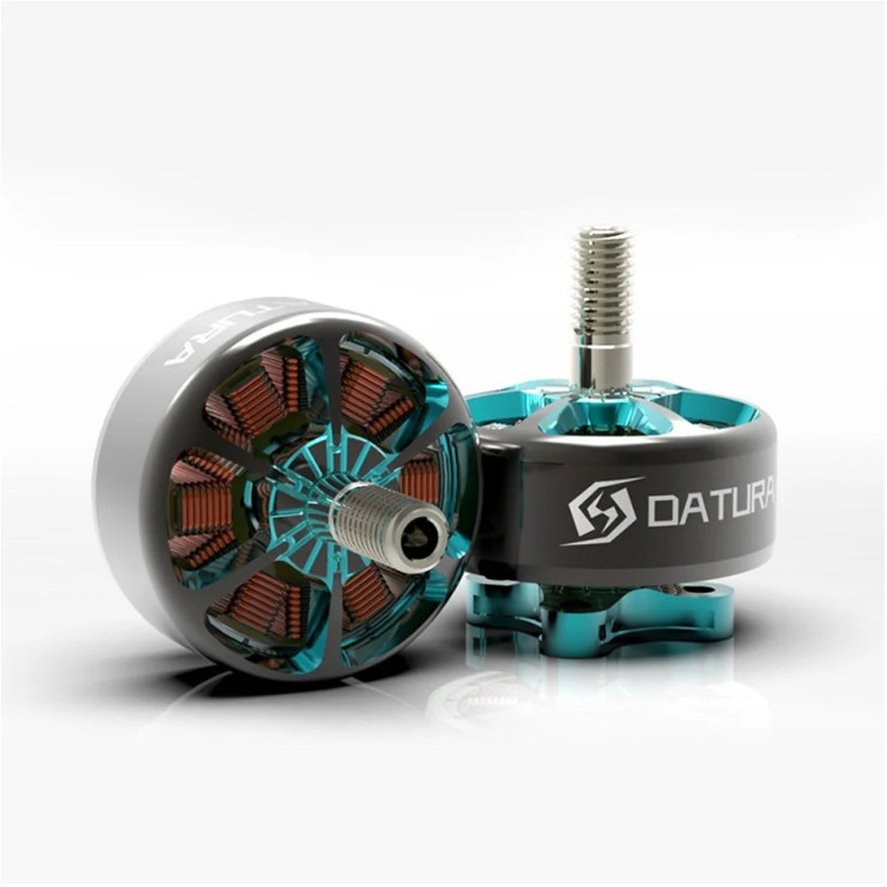 Foxeer Datura 2207.5 1960KV 2750KV มอเตอร์ไร้แปรงถ่านอะลูมินัมอัลลอยเพลากลวงใช้ได้กับใบพัดขนาด5-6นิ้วสำหรับโดรน FPV