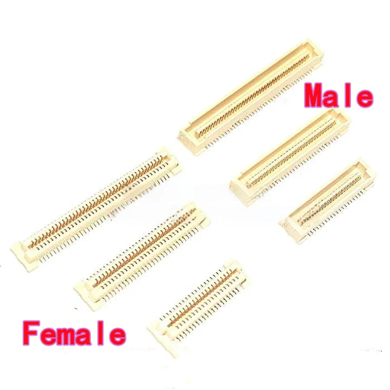 5 قطعة 0.8 مللي متر الملعب مجلس إلى اللوحة (BTB) صف مزدوج SMT موصلات 0.8 مللي متر الملعب مجلس إلى اللوحة (BTB) صف مزدوج SMT موصلات