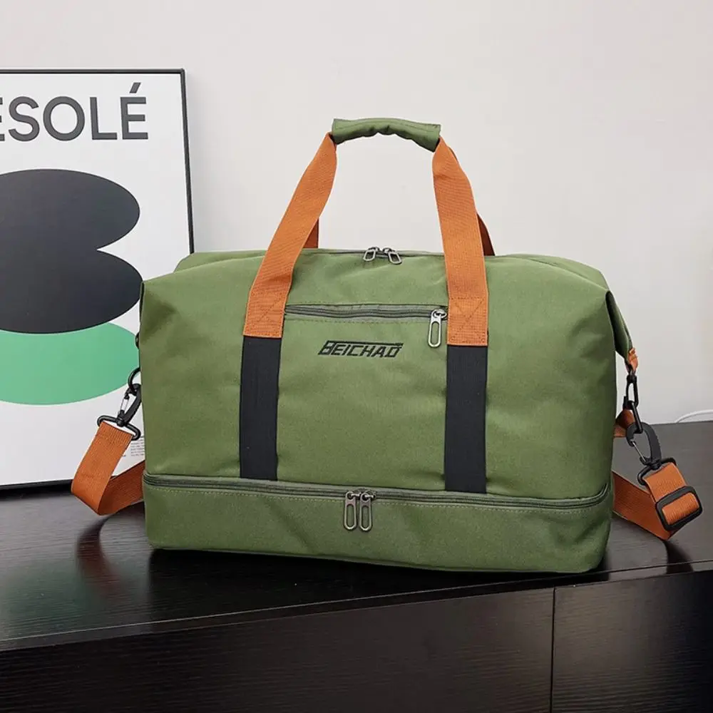 Tragbare Große Kapazität Reise Duffle Bag Wasserdichte Geschäfts Reise Reise Gepäck Tasche Sport Handheld Messenger Tasche Männlich