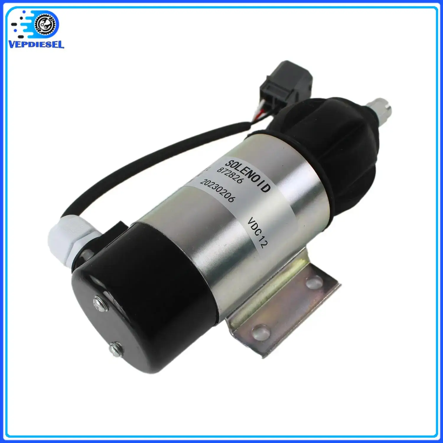 1pc Car Fuel Shutoff Solenoid 849370 872826 873754 For Volvo Penta TAMD61A 12V Auto Fuel Shutoff Solenoid Valve New Excavators