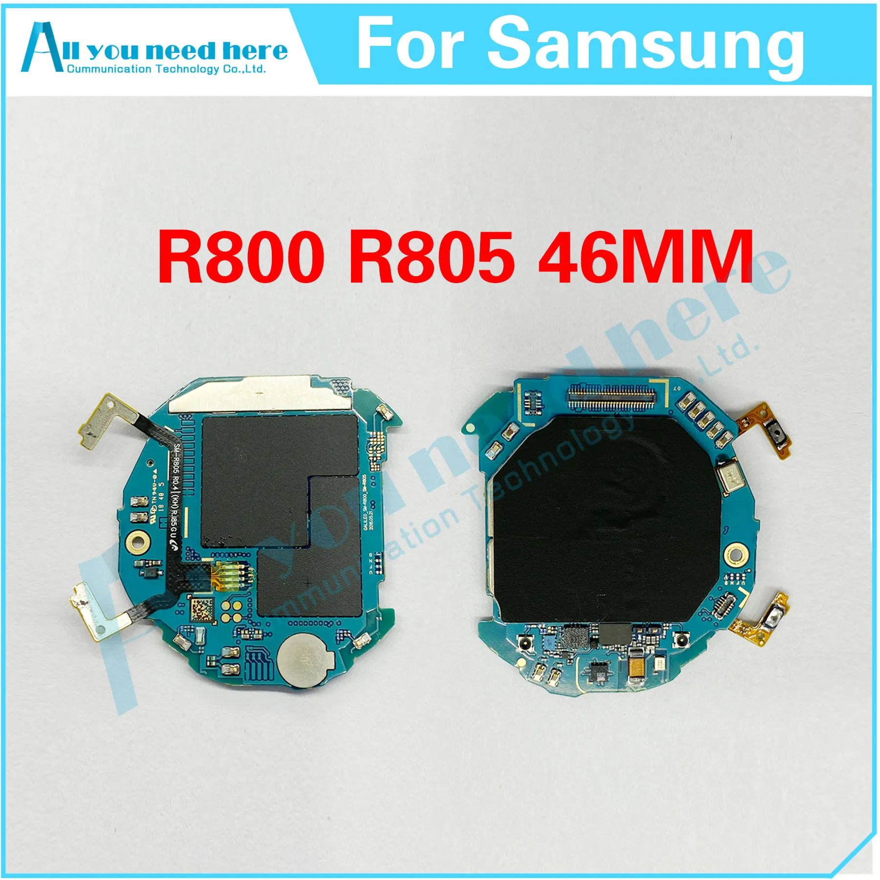 Motherboard para Samsung Galaxy Watch, Mainboard substituição de peças, placa principal, SM-R800, R800, R805, 46mm, SM-R810, R810, R815, 42mm