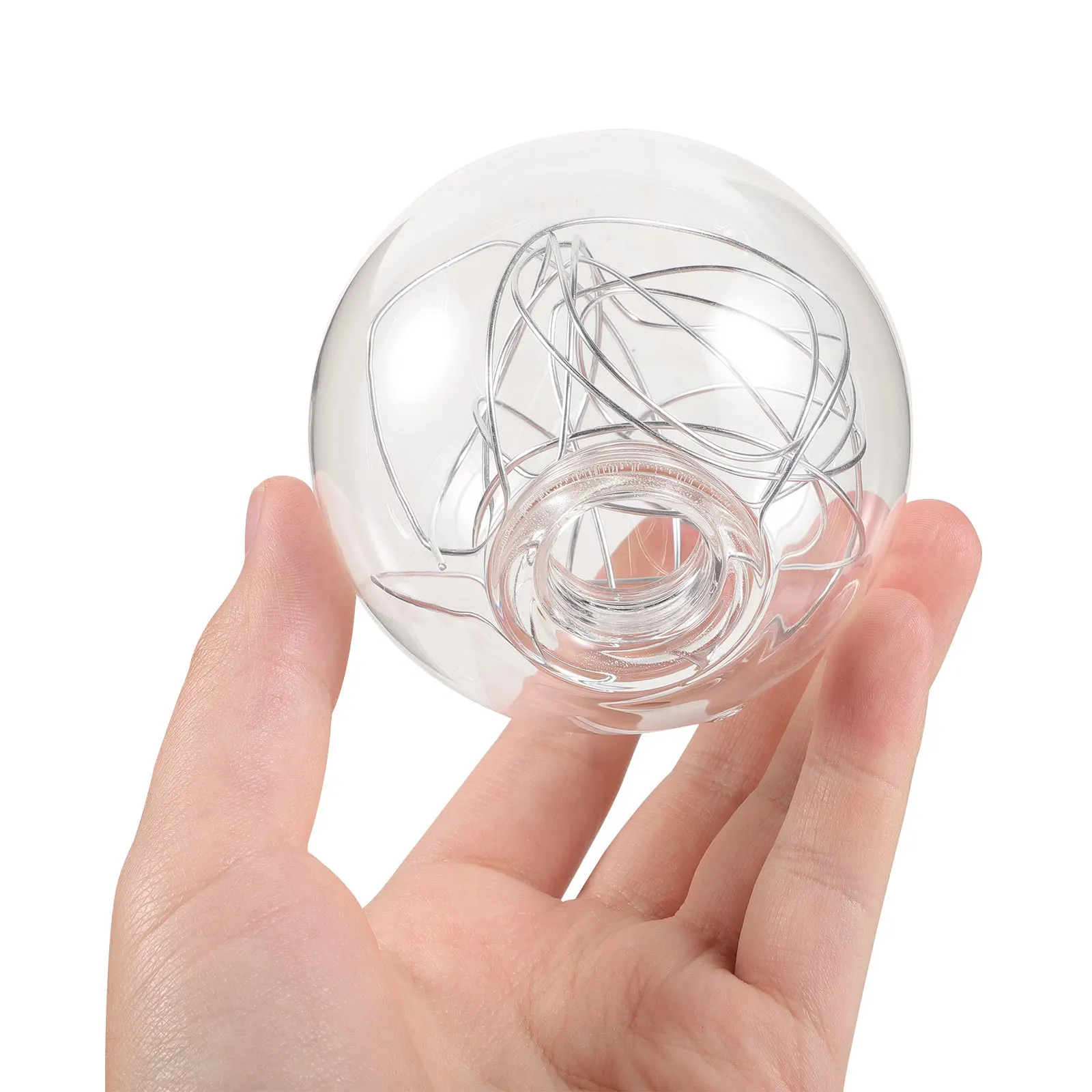 

Ball Lampshade Glass Globe Replacement for Chandelier Pendant Ceiling Light Fixture Transparent Decorative Home Lighting Cover