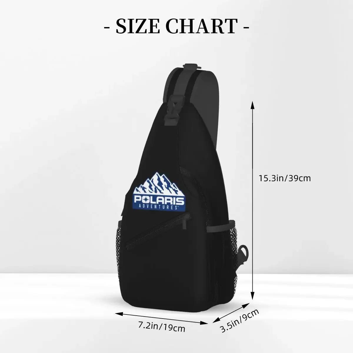 Polaris Logo Sling Backpack Sling Bag Hiking Travel Chest Bag Daypack Men'S Fashion Crossbody Backpack Shoulder Bag Pouch