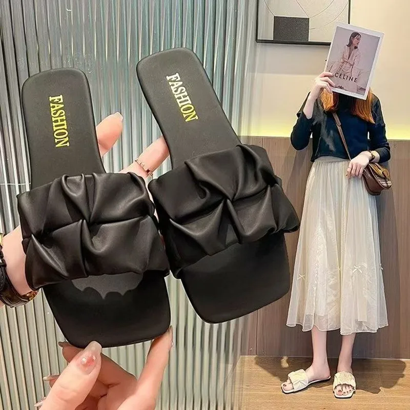 Summer wear fairy wind slippers female fashion small fresh flat comfortable casual beach sandals