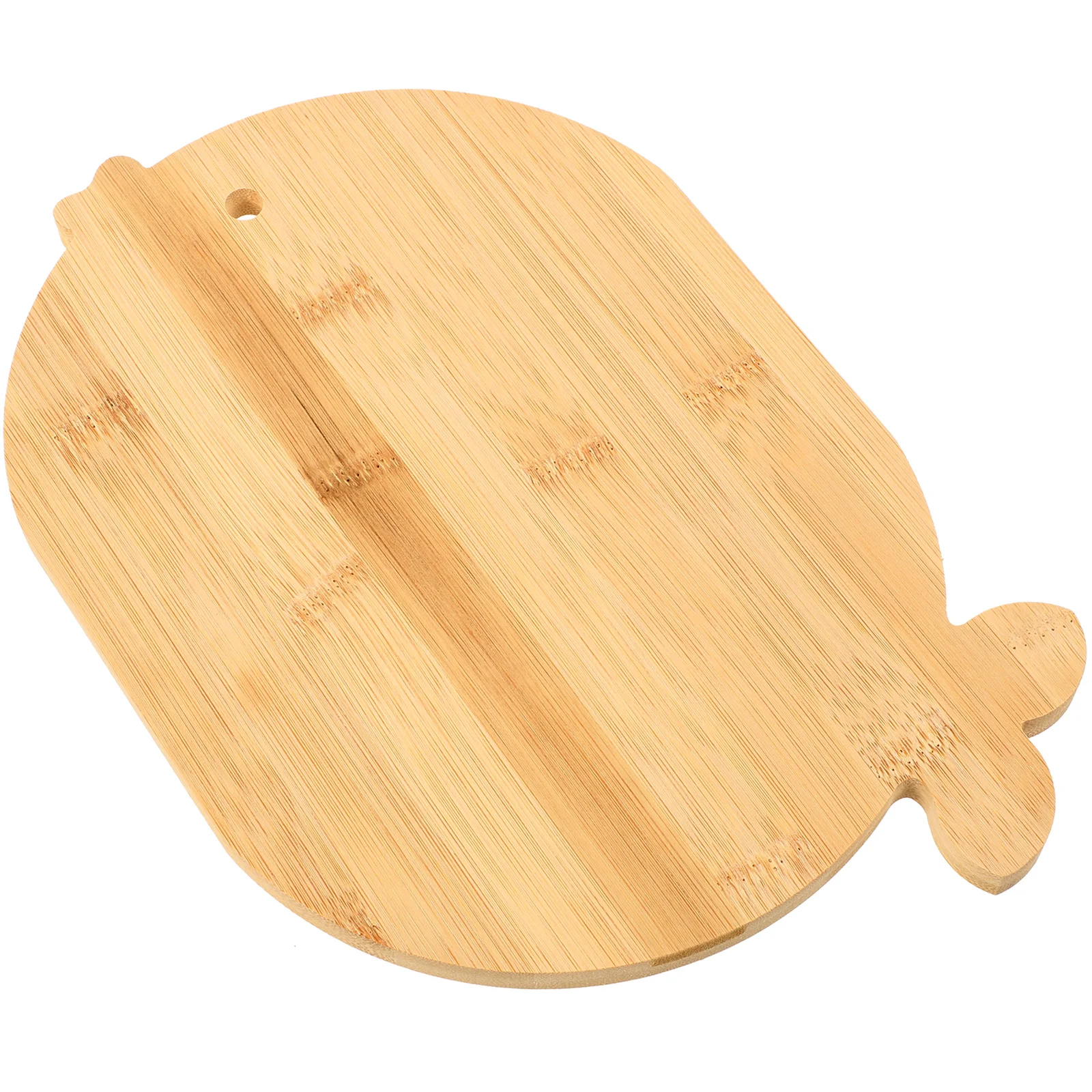 

Steak Bamboo Cutting Board Wood Plates Portable Brown Small Serving Boards for Food