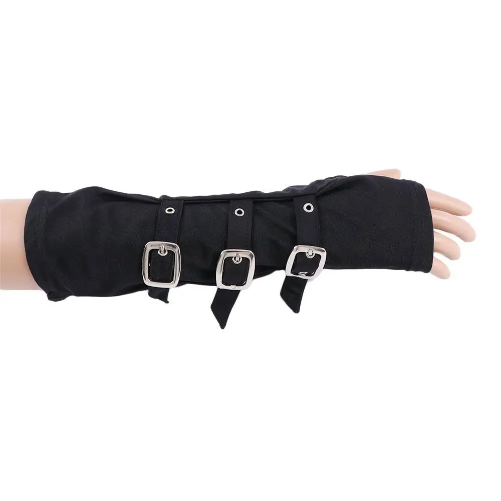 Unieke Sexy Coole Herenmode-Accessoires Cosplay Streetwear Buitenshuis Arm Cover Halfvingerhandschoenen Punk Polsbandje Klinknagel