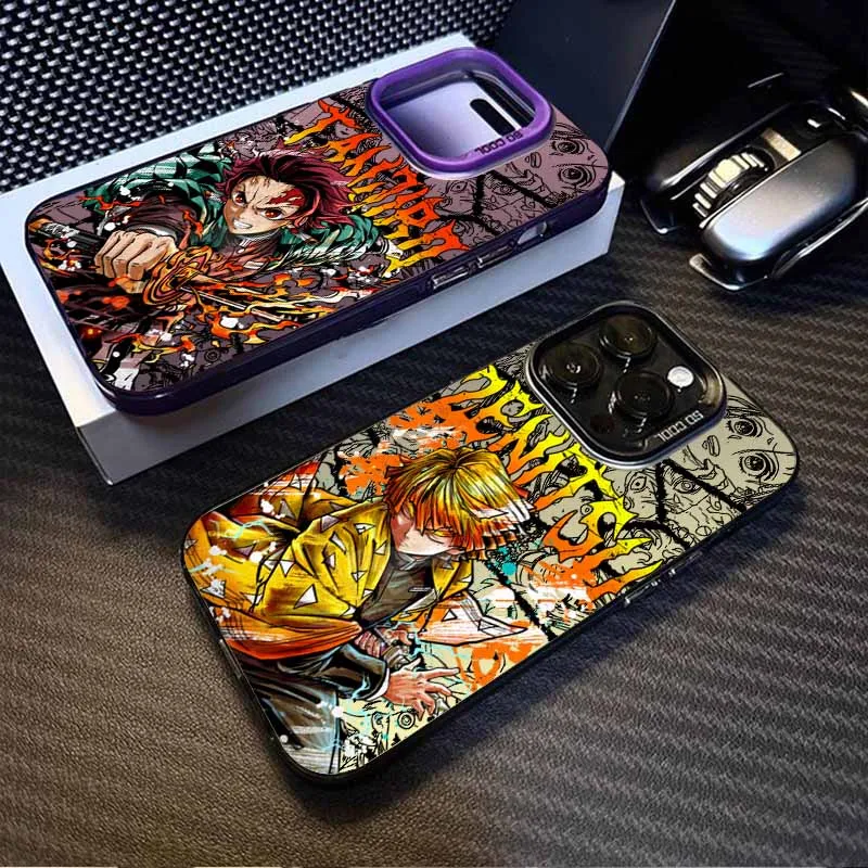 حار الدم أنيمي شيطان القاتل ل Xiaomi 15 15T 14 14T 13 13T 12 12T 11 Pro POCO X7 X6 X5 X3 F6 F5 NFC لينة الملونة جراب هاتف