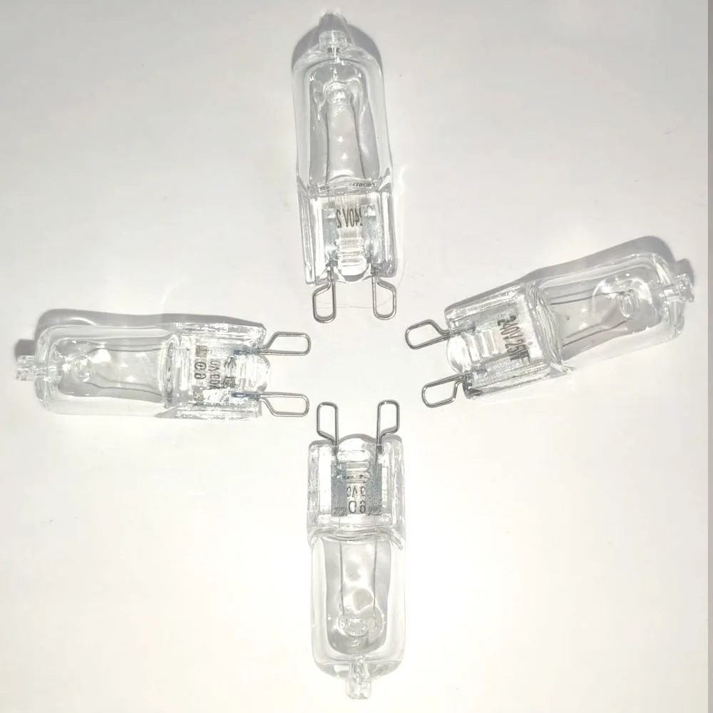 220V 230V Oven Light Bulb G9 High Temperature Bulb Steamer Light G9 Oven Lighting Bulb 240V 25W 40W 60W 350 Degrees 4pcs