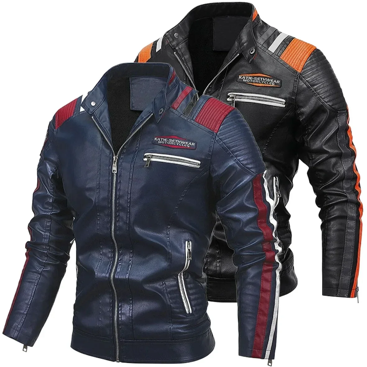 

Мужская повседневная куртка из искусственной кожи, трендовое новое ветрозащитное пальто, мужские пиджаки из искусственной кожи, новые кожаные куртки высокого качества в мото-стиле