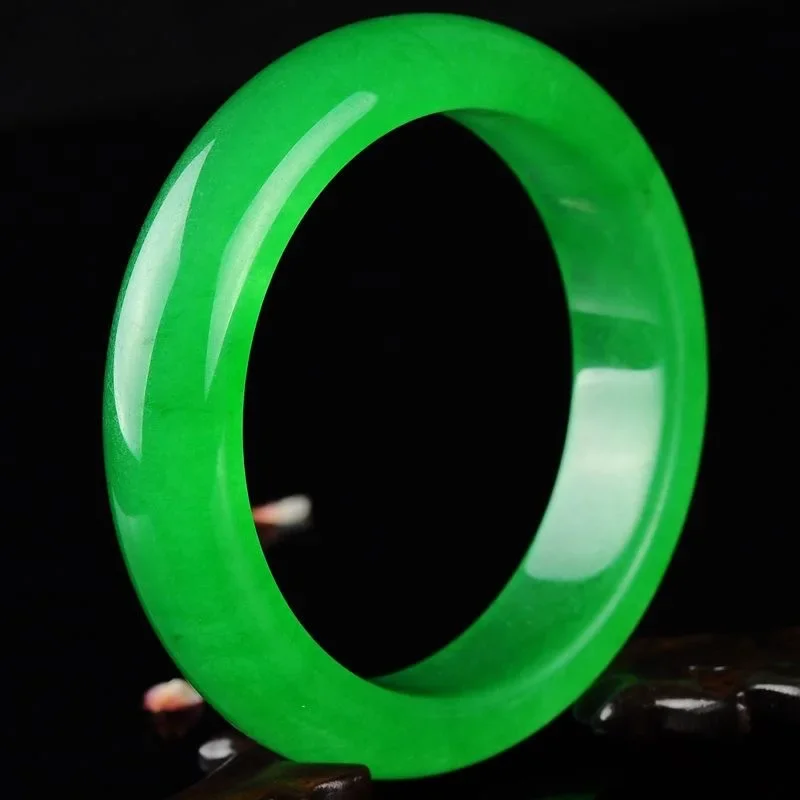 

Jade Ice Emerald Bracelet Jade Full Green Ladies Bracelet Quartz Rock Ice Transparent Bracelet Wholesale