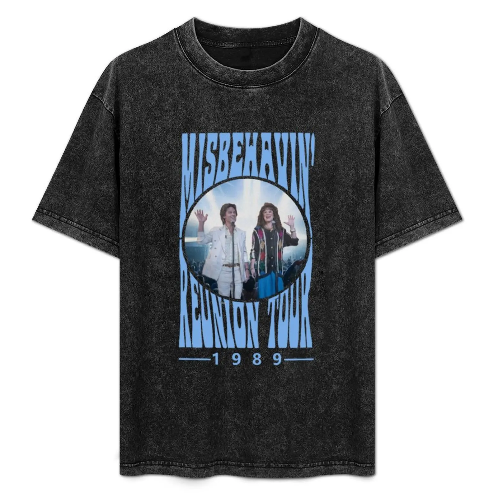 Misbehavin, Righteous Gemstones Misbehavin' Reunion Tour T-Shirt Sweat Resistant Workout Tee Shirt