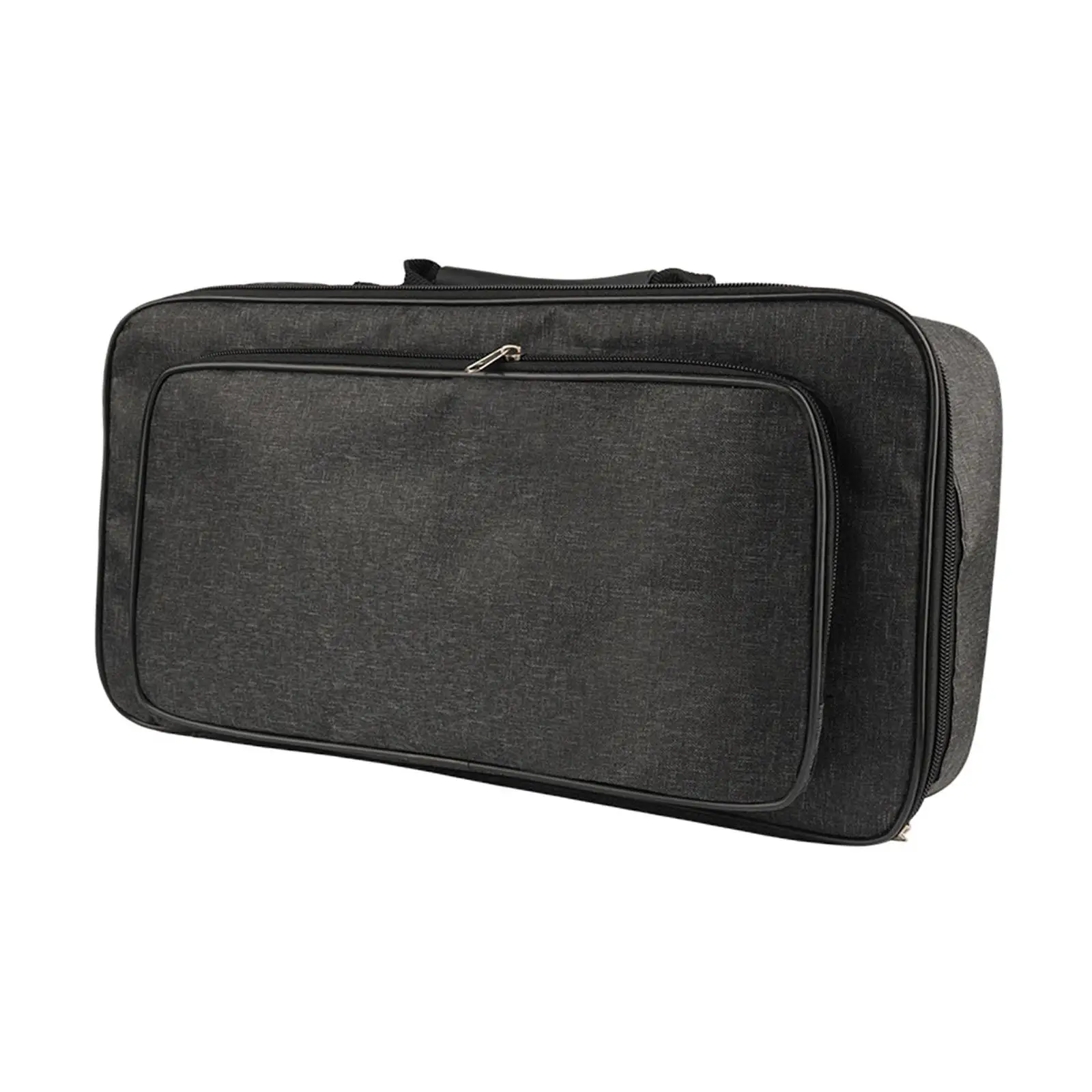 Large Capacity Guitar Effects Pedal Board Bag Waterproof Oxford Cloth for Stage Studio Daily Transport Musicians
