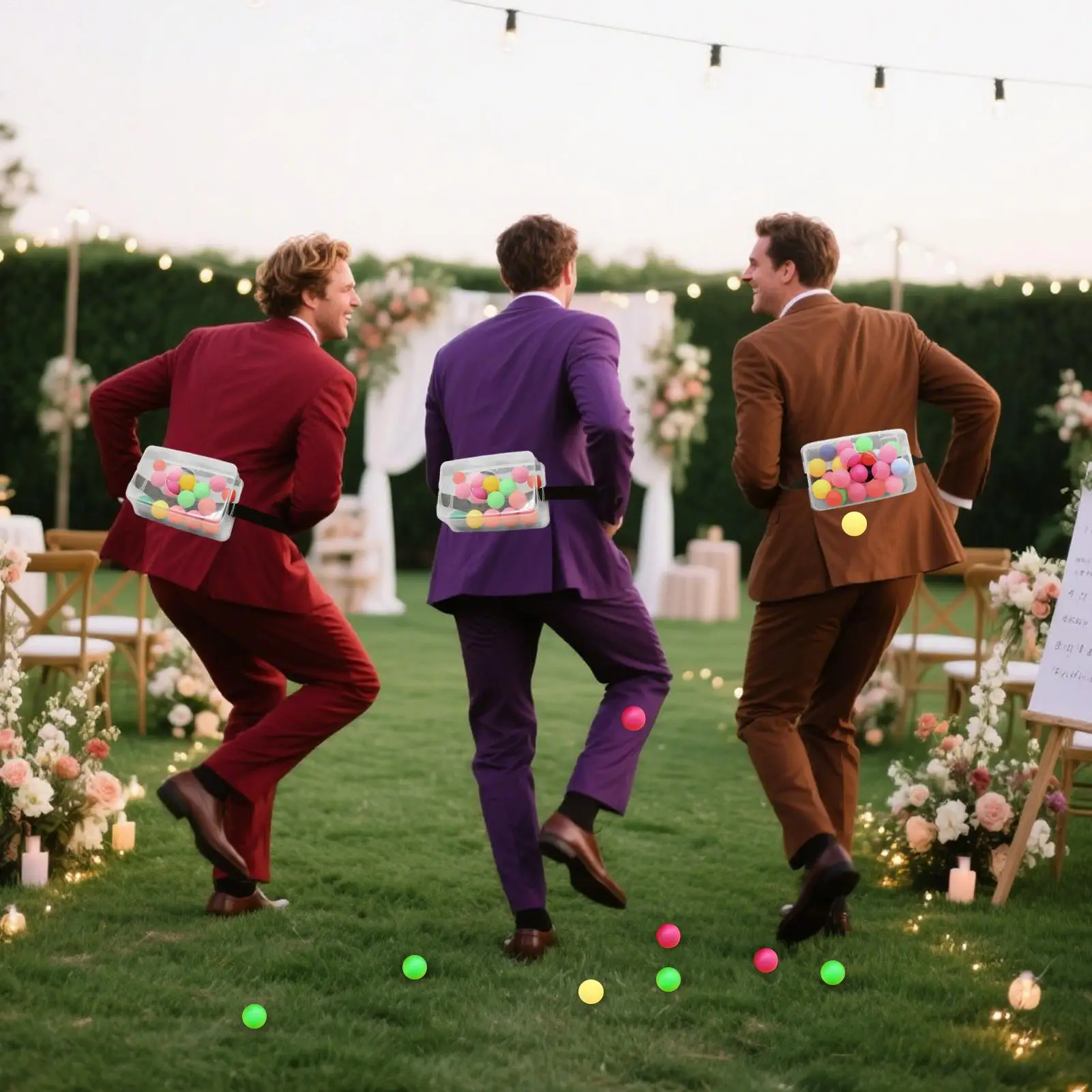 1 conjunto ao ar livre família festa jogo shake bola caixa com 30 bolas coloridas perfeito para o natal ação de graças dia das bruxas brinquedo presentes