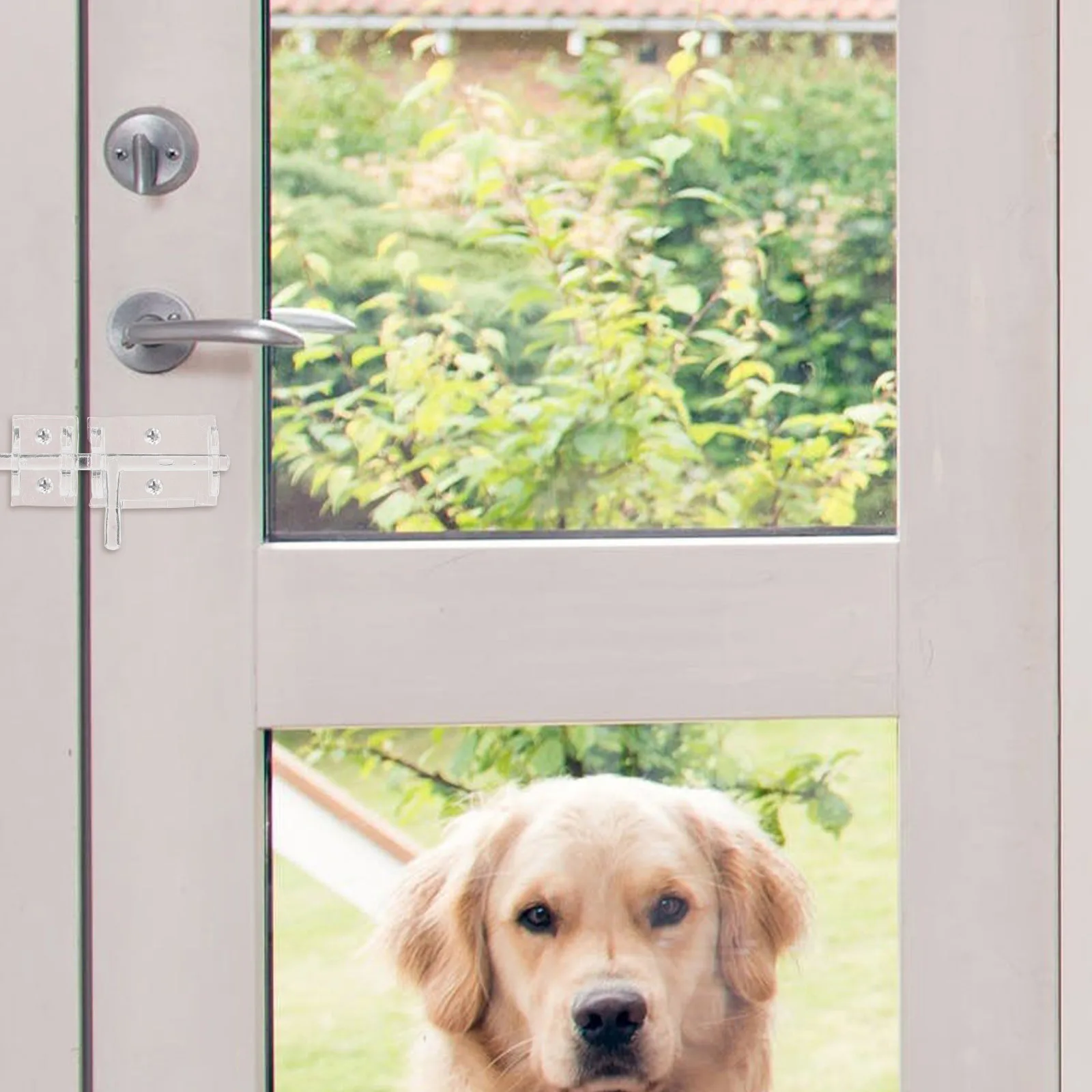 

Transparent Bolt Acrylic Mini Closet Apartment Invisible Durable Sturdy Easy Install Versatile Home Security Slide Gate Jewelry