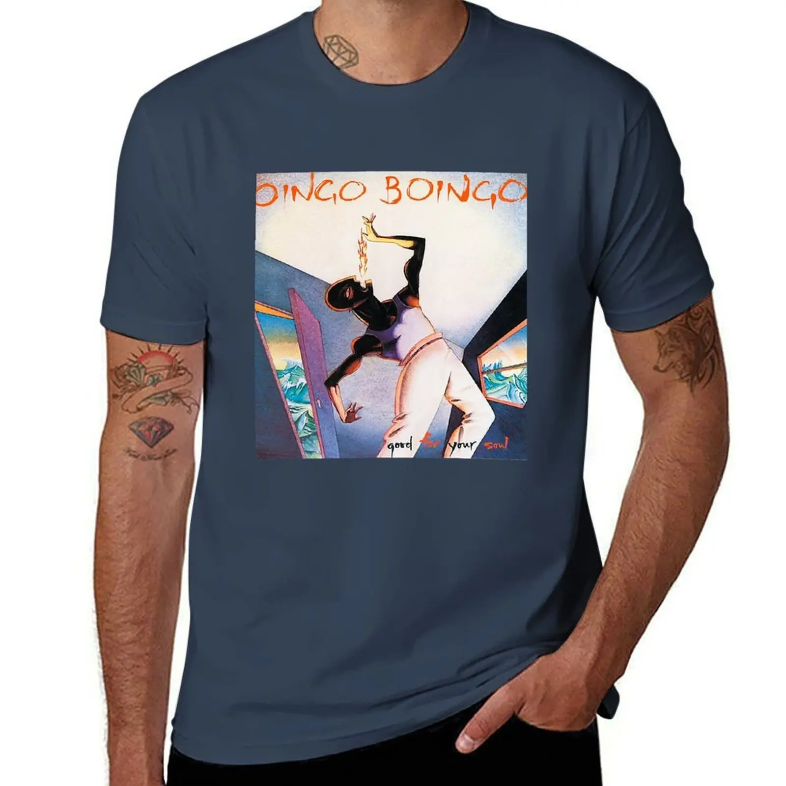 

Funny Gift Cute Oingo Boingo Gifts Ll T-Shirt Big and Tall Casual T-Shirt