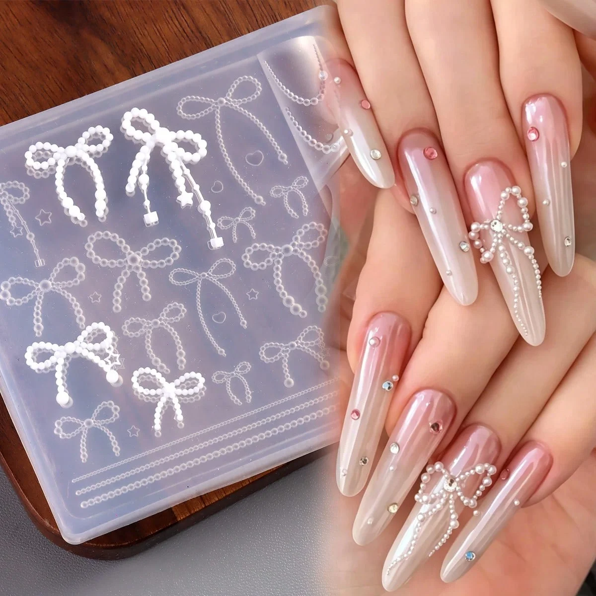 3D Nail Art Silicone Mold Baro - Nail Art Maroon review and price