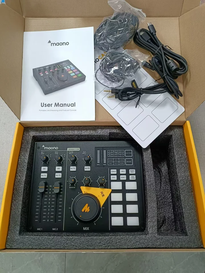 MAONOCaster AM100 Audio Mixer MAONOCaster AU-AM100 Podcast Console