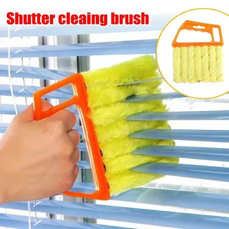 Useful Blind Blade Cleaning Cloth Window Cleaning Brush Microfiber Air Conditioner Duster car electric fan Cleaner Washable tool