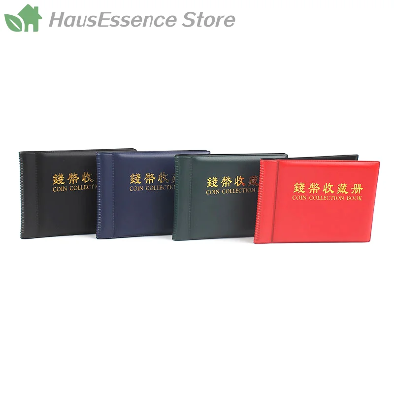※60 Pockets Coinnings Collection Album Book Mini Penny Storage Bag Collecting Money Organizer Gifts Coinning Holder