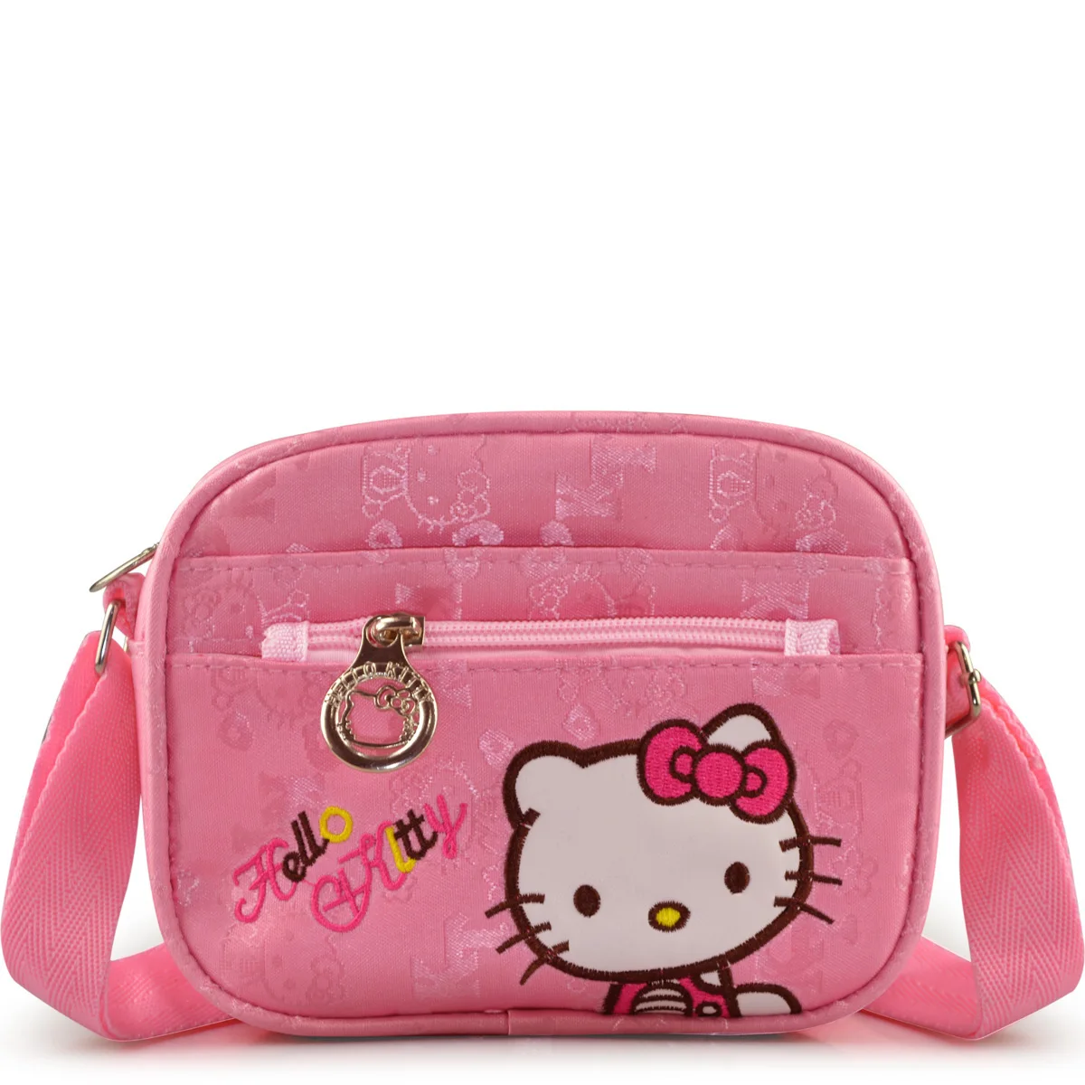 Hello Kitty Children\'s Exquisite Messenger Bag Pink Princess Small Bag Girl Cute Cartoon Small Shoulder Bag