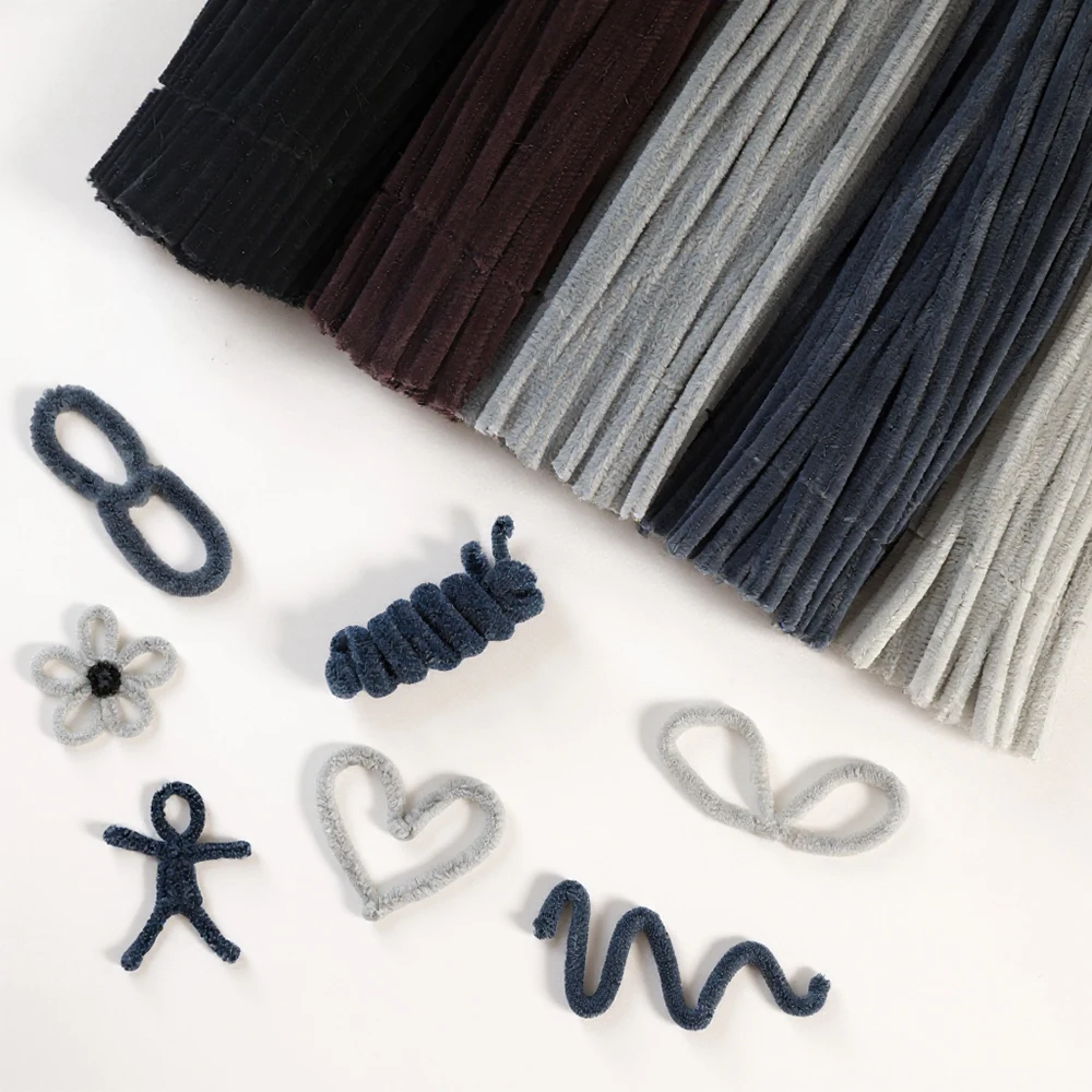 100pcs Pipe Cleaners, Pipe Cleaners for Crafts, Craft Supplies Multicolor Chenille Stems for Art&Craft Christmas DIY Project