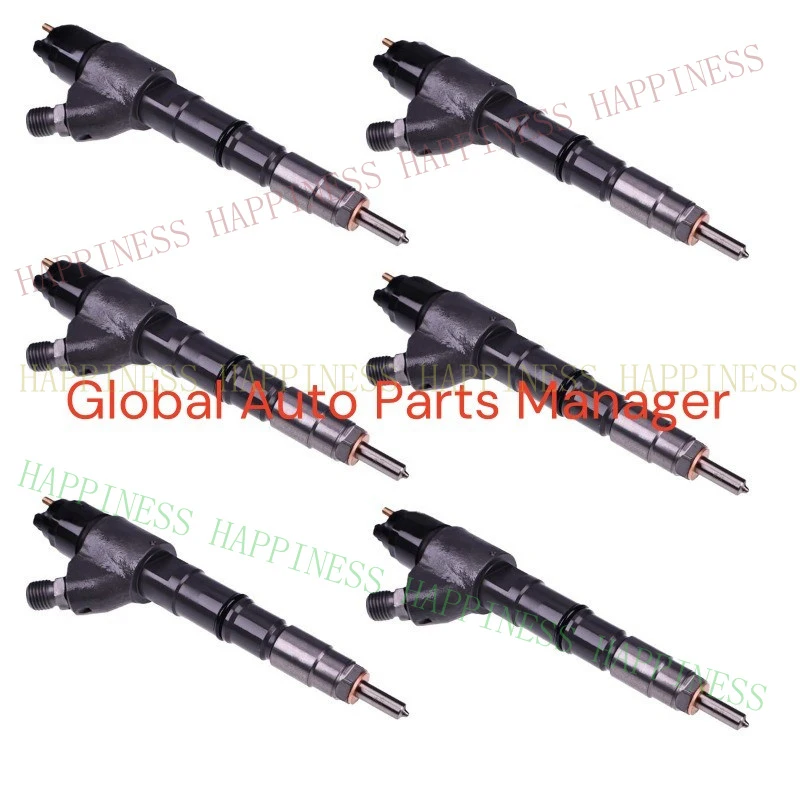 RP+   6x Fuel Injector VOE20798114 for Volvo D5E D6D D7D TAD750VE EC200D EC210D EC250D