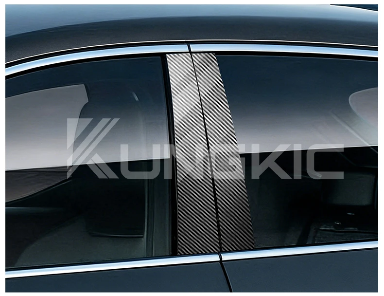 Für Seat Leon MK3 2013 2014 2015 2016 2017 2018 2019 2020 Autofenster Türsäule B C Säule Post Trim glänzend schwarz PC Aufkleber – Detail 9