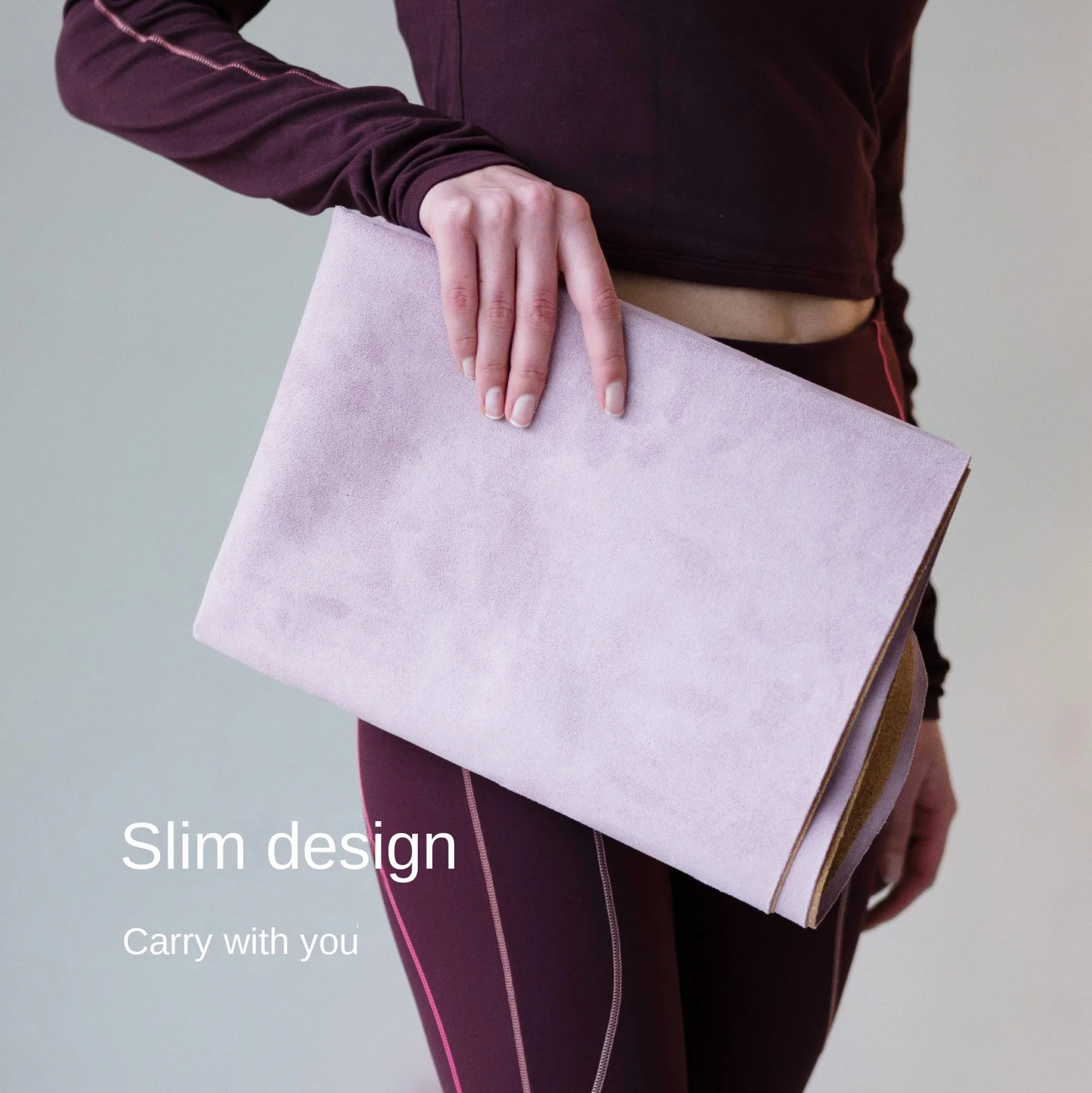 Factory Direct Customizable Suede Thickened Portable Storage Odorless Environmentally Friendly Rubber Cork Yoga Mat