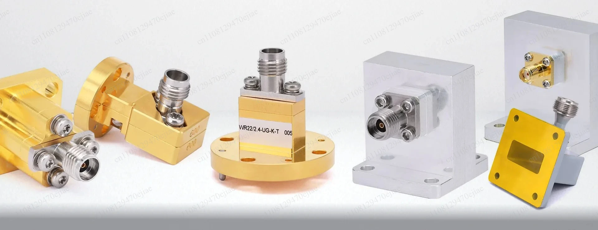 WR90 to SMA Female Right Angle Waveguide to Coax Adapter 8.2-12.4GHz UBR100 Flange RF Telecom Parts