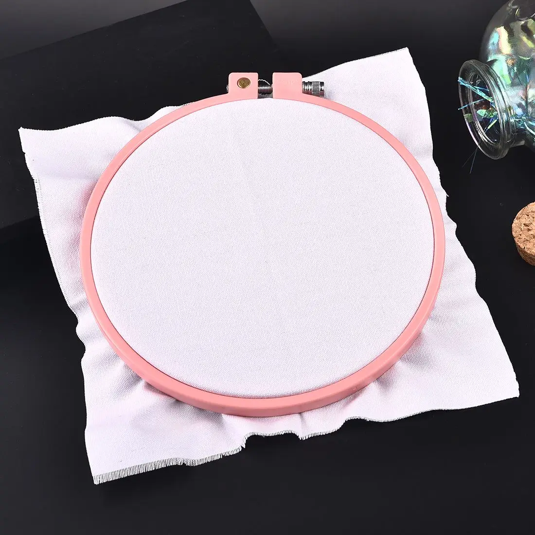 Sewing Tool Round Square Plastic Embroidery Hoops Frame Set Plastic Embroidery Hoop Ring For DIY Cross Stitch Needle Craft Tool