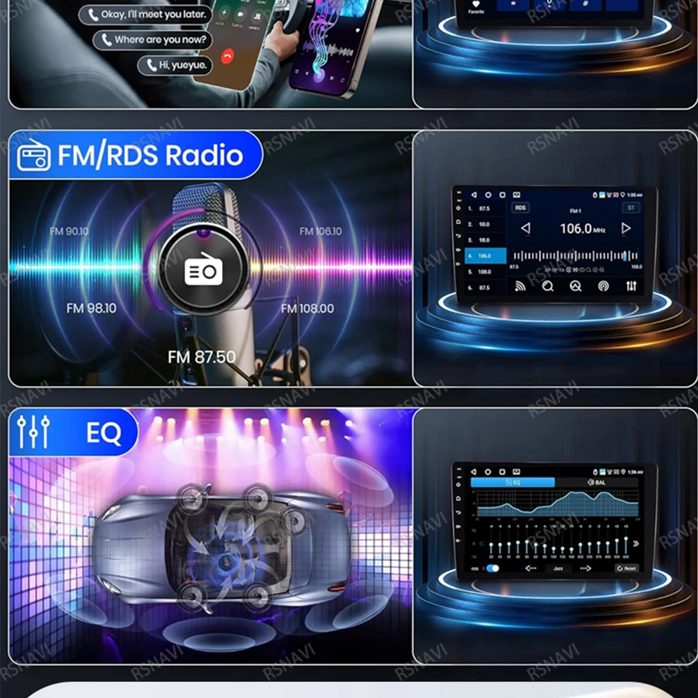 Android 15 For Honda Accord 7 2003 - 2007 Head Unit Stereo Autoradio Navigation 4G LTE 5G WIFI DSP Car Radio Qualcomm AUTO BT