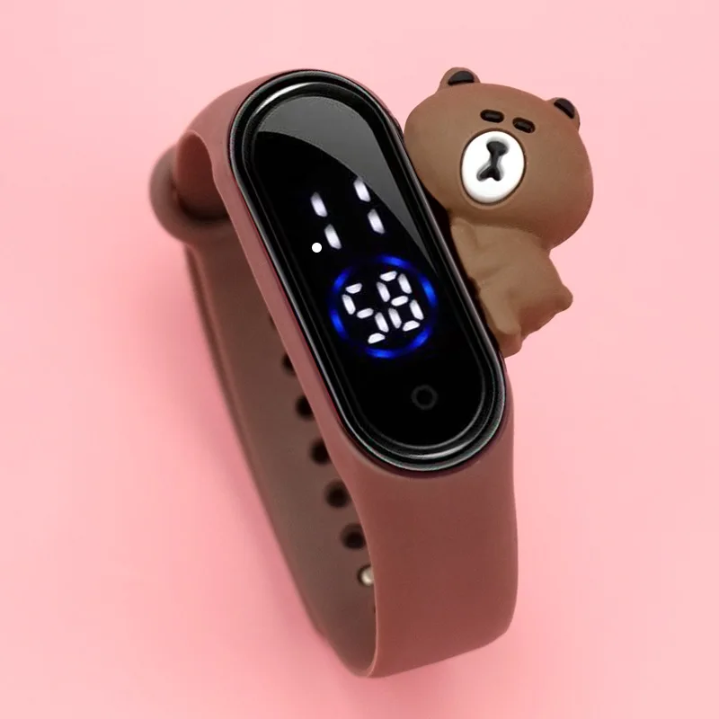 Xiaomi-Montre électronique pour enfants, bracelet tactile LED, point de dessin animé Disney, bracelet de sport étanche, cadeaux d'anniversaire pour enfants, ATA 4