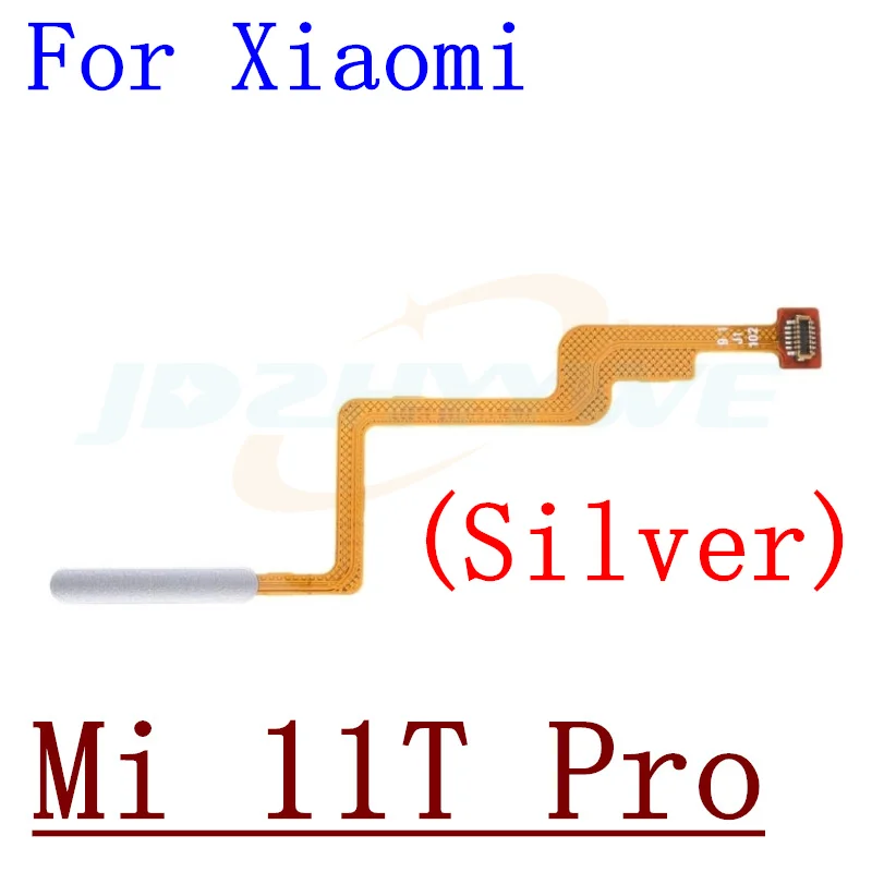 For Xiaomi Mi 11 Pro Ultra 11T Pro Home Button Back Touch ID Scanner Fingerprint Sensor Flex Cable Phone Parts