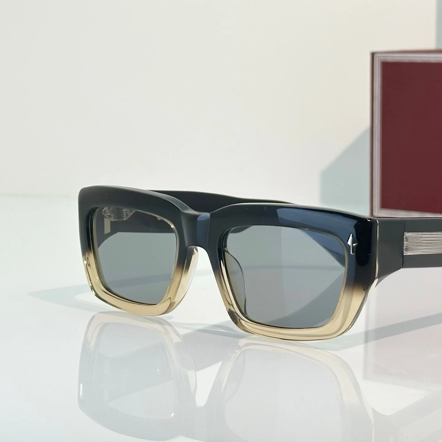 JMM WALKER Decade Version Famous Brand Sunglasses  Retro High Quality Men Sunglasses Rectangle Acetate Vintage Sunglasses Women