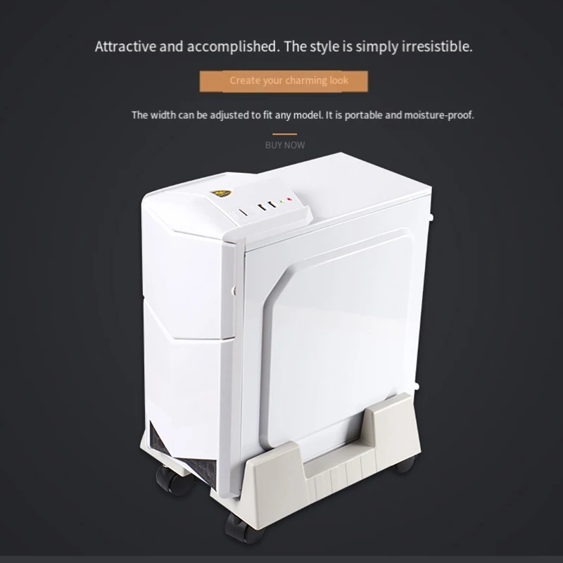 Einstellbare Abs Chassis Füße Computer Ständer Fall Rack CPU Regal Host Halter Starke Lager Möbel Beine Schreibtisch Unterstützung 1 stücke