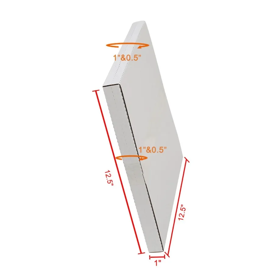 25 Album-Papierboxen 12,5 x 12,5 x 1 2 und 1 31,75 * 31,75 * 1,27 cm und 2,54 cm