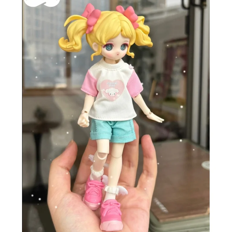 1/12 Electronic Pet Bjd Little Dog'S Colorful Wardrobe Series Mystery Box Joint Movable Doll Gift Toy Action Anime Figures view 6