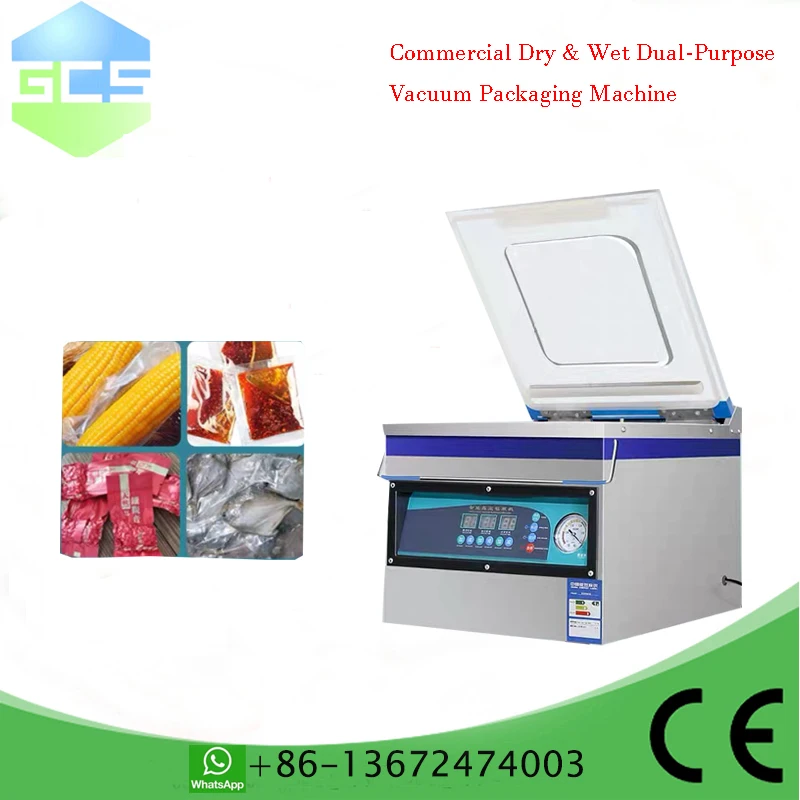 

Автоматическая вакуумная машина для запечатывания пищевых продуктов — влажная/сухая, сохраняющая свежесть пластиковых пакетов