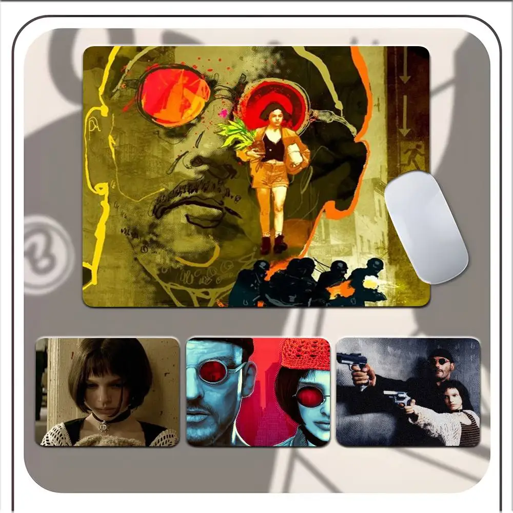 1pc Classic Movie Leon The Professional Small Mousepad Keyboard Pad Laptop Cushion Non-slip Deskpad