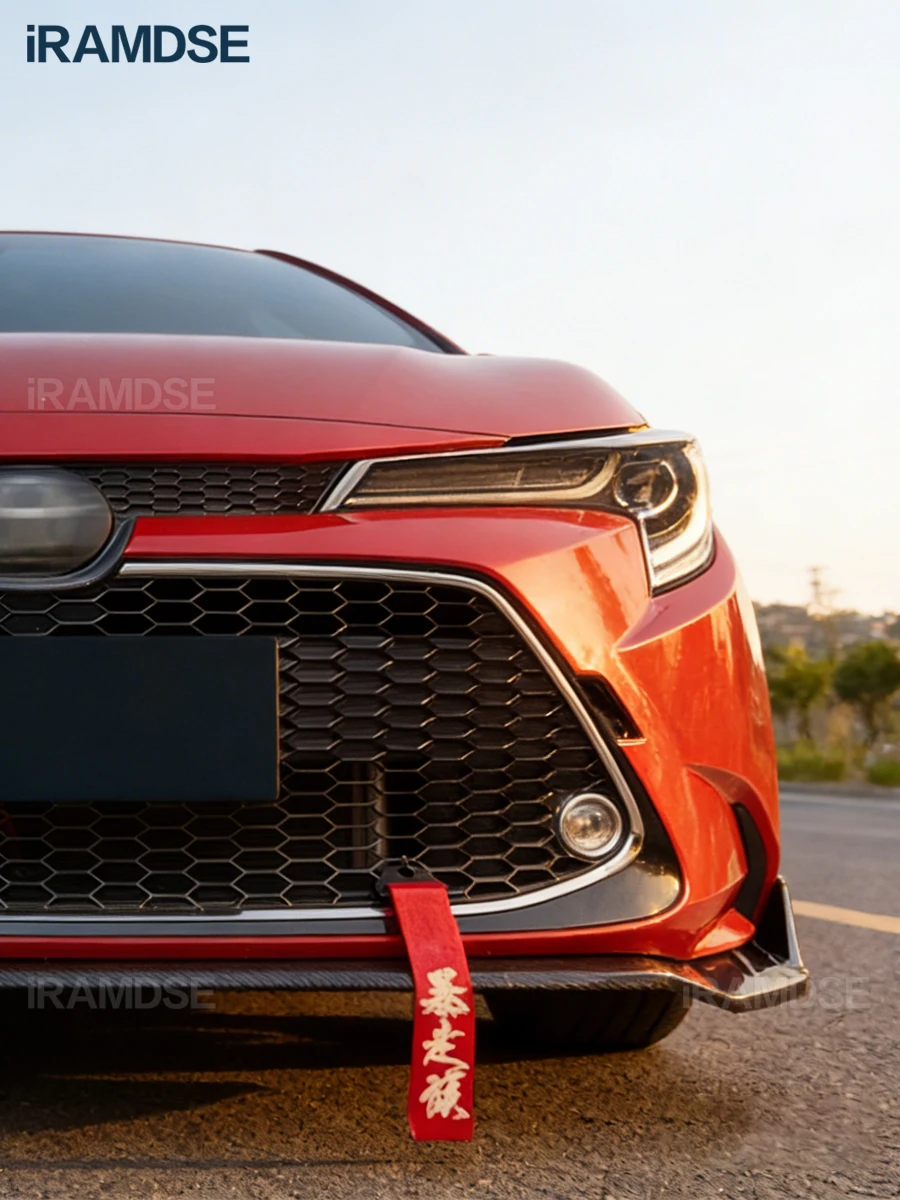 Front Bumper Spoiler for Corolla US Version 2019 2020 2023 Protector Plate Lip Body Kit Splitter Decorative Strip Shovel