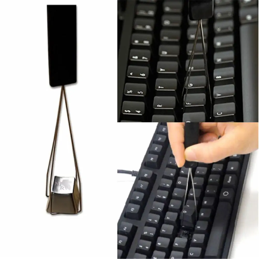 New Mechanical Simple Cleaning Tool Key Cap Puller Metal Keyboard Remover