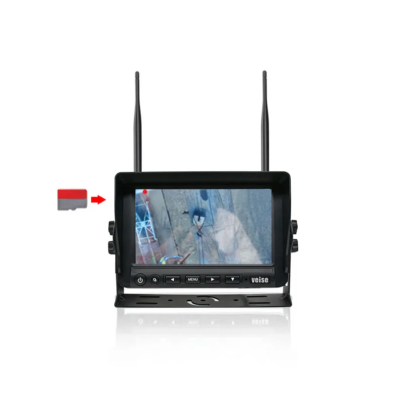 Wireless Zoom Crane Camera Hook Monitoring System For Tower Jib Crawler Truck Mobile Crane With Footswitch Zoom Control